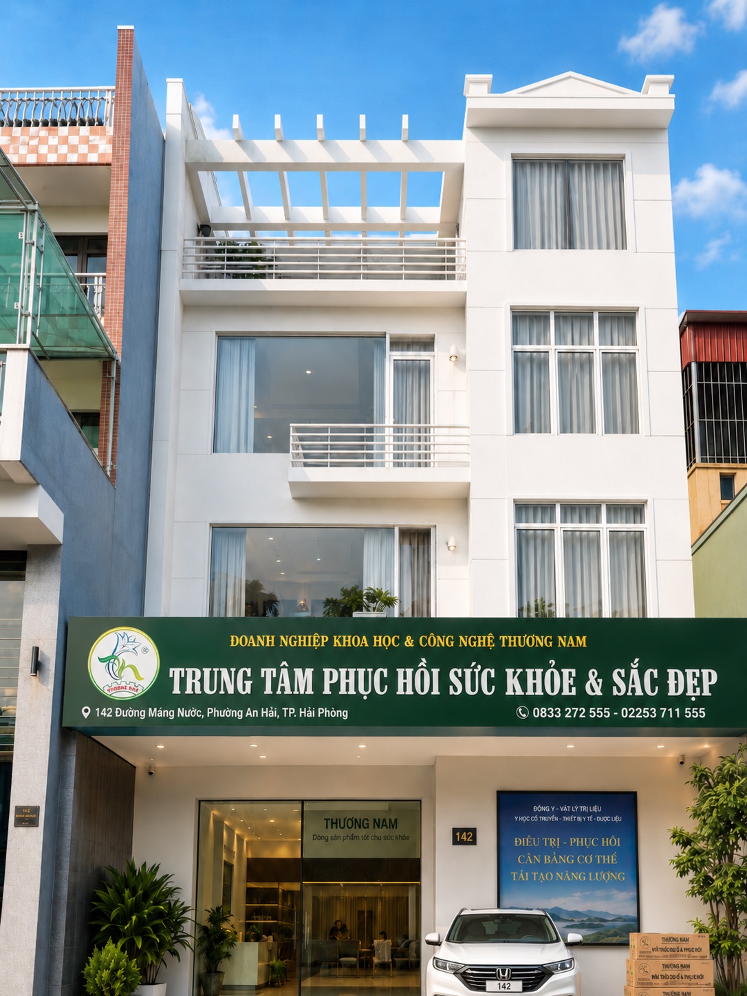 Máy tập Thương Nam cùng logo Bộ Y Tế