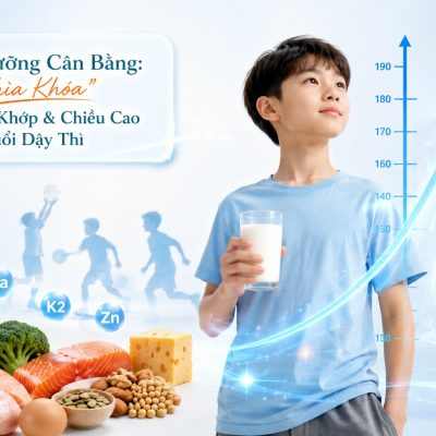 Dinh Dưỡng Cân Bằng: “Chìa Khóa” Cho Sụn Khớp & Chiều Cao Tuổi Dậy Thì