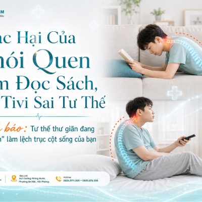 Tác Hại Của Thói Quen Nằm Đọc Sách, Xem Tivi Sai Tư Thế