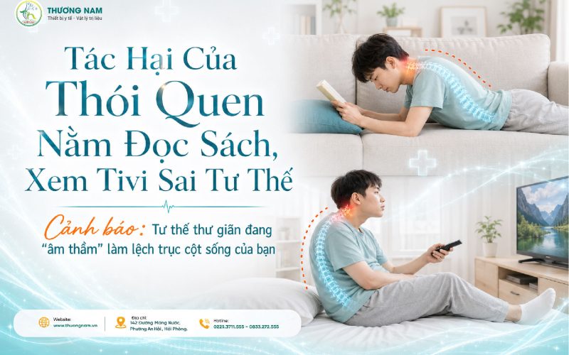 Tác Hại Của Thói Quen Nằm Đọc Sách, Xem Tivi Sai Tư Thế