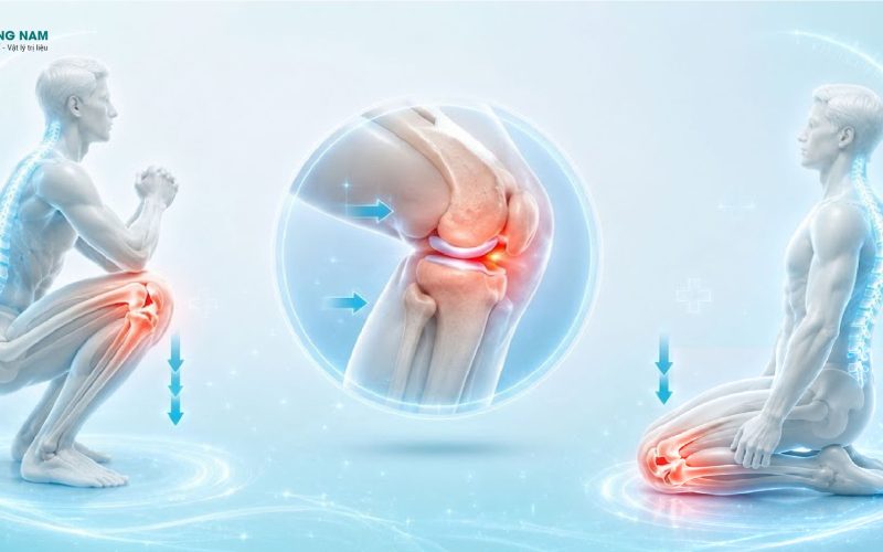 Ngồi Xổm và Quỳ Gối Thói Quen gây Áp Lực Đè Nén Khớp Gối Gấp 8 Lần!