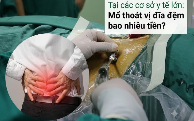 Mổ Thoát Vị Đĩa Đệm Bao Nhiêu Tiền? Chi Phí Mới Nhất 2026