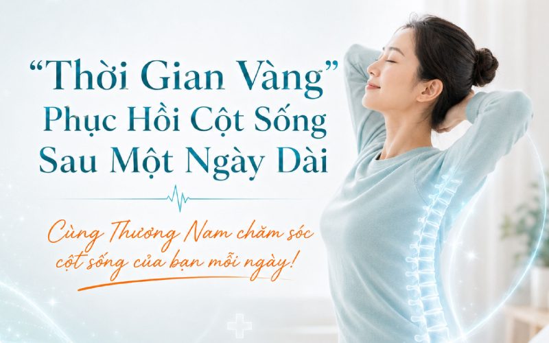 THỜI GIAN VÀNG PHỤC HỒI CỘT SỐNG SAU MỘT NGÀY DÀI